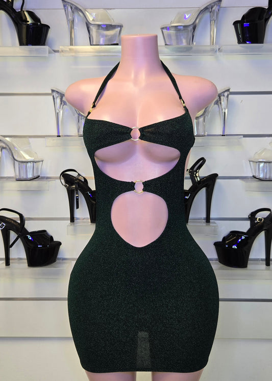 7F GISELLE Short Dress | Handmade Neon Stagewear (Without Stones)