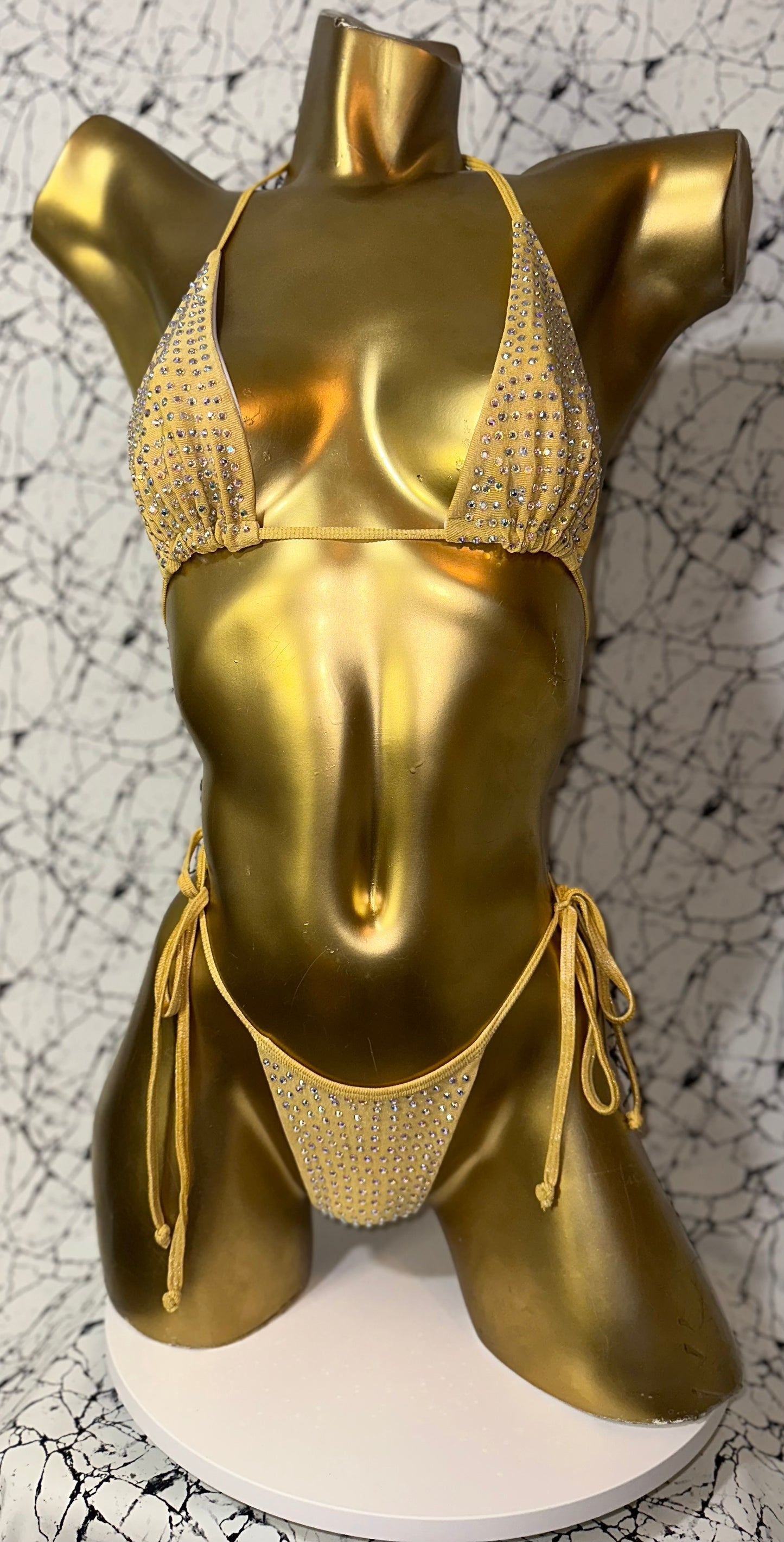 10B Set Sisi New with 2 cm back Thread with tie, With Stones - On Request