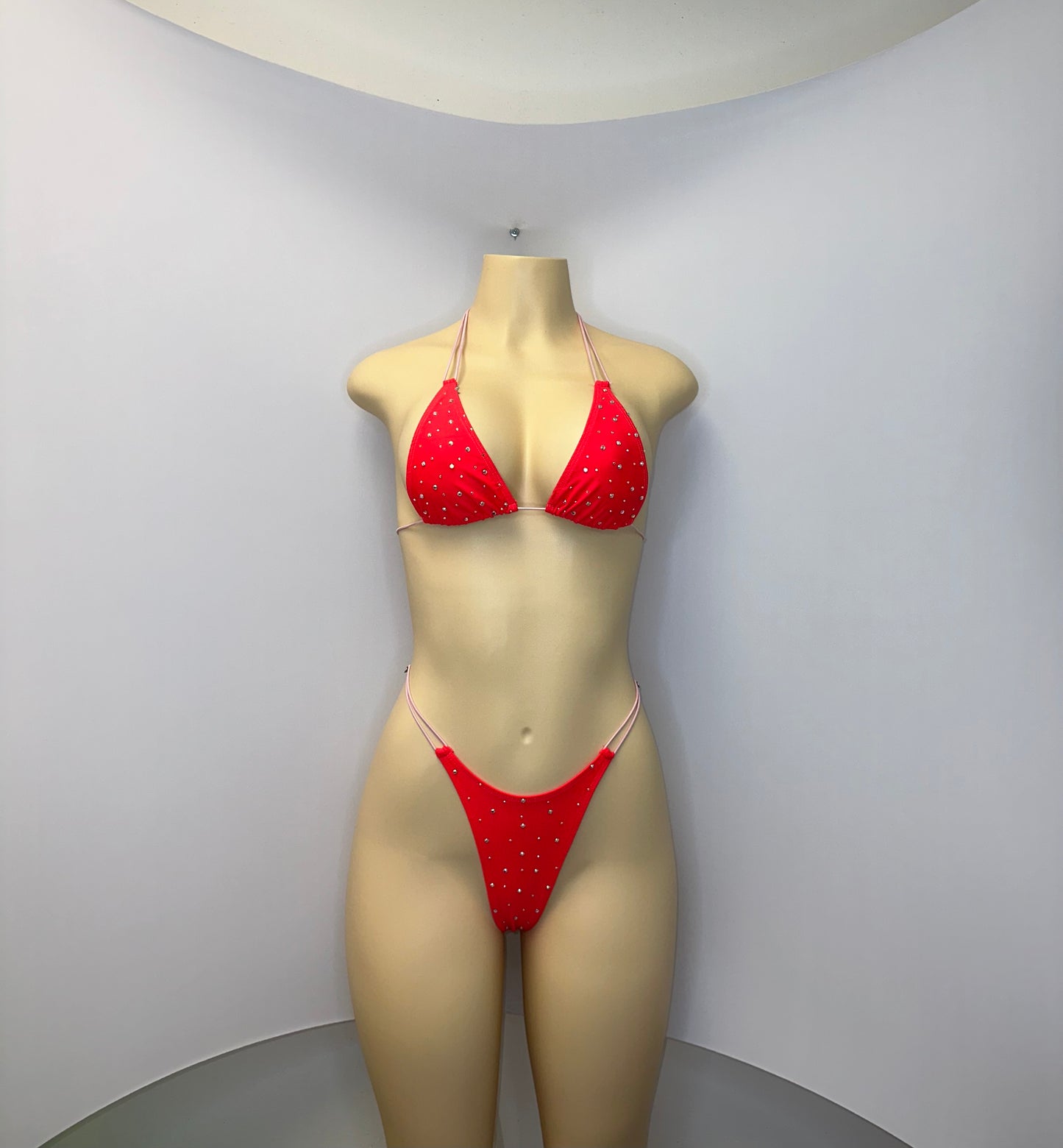 10B Set Susi – Rhinestone Micro Bikini – Stripper Dancewear for Women – Stage & Clubwear Outfit  King Thong