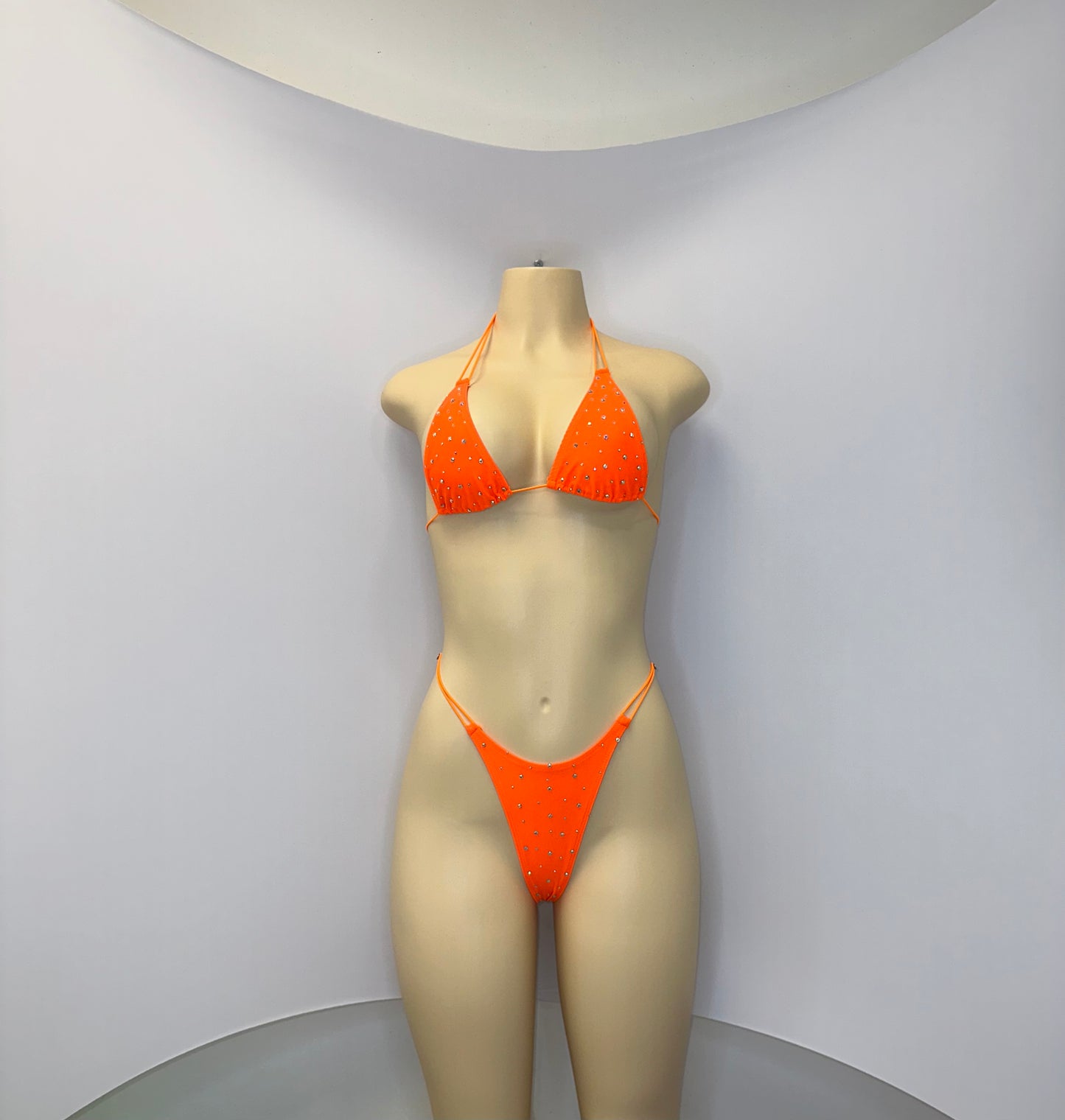 10B Set Susi – Rhinestone Micro Bikini – Stripper Dancewear for Women – Stage & Clubwear Outfit  King Thong