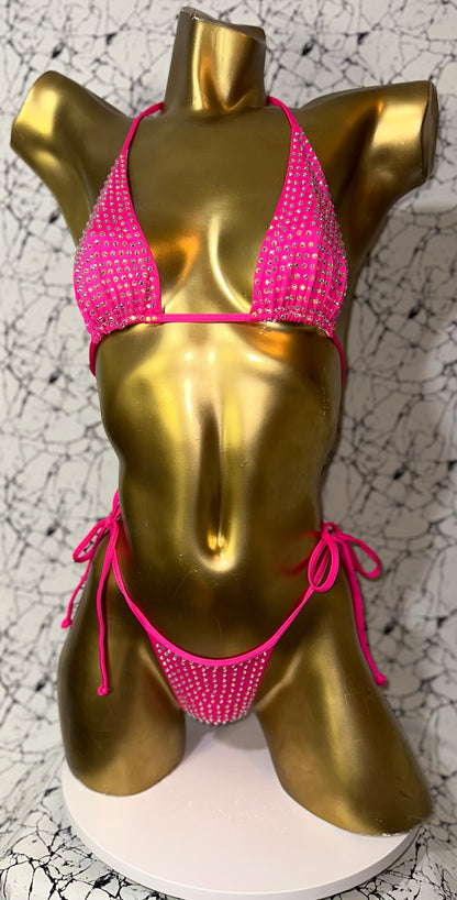 10B Set Sisi New with 2 cm back Thread with tie, With Stones - On Request