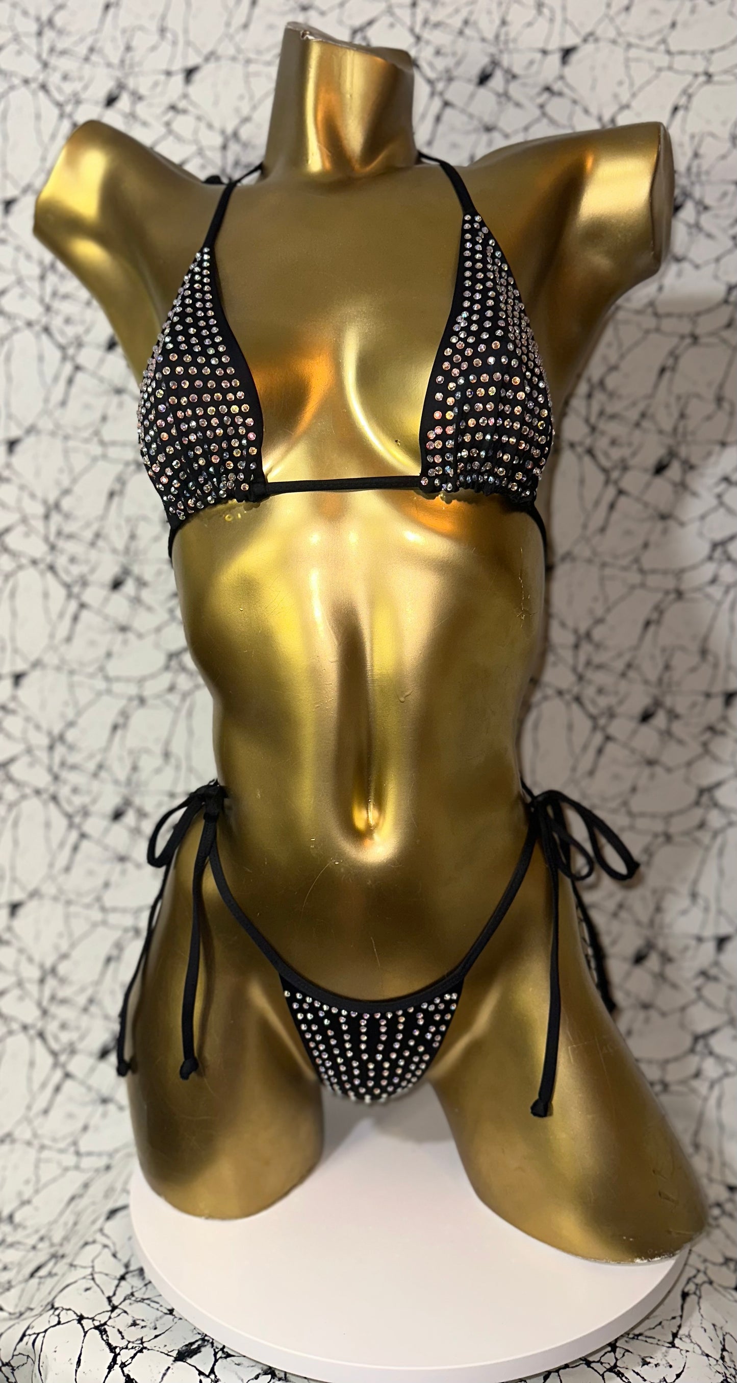 10B Set Sisi New with 2 cm back Thread with tie, With Stones - On Request