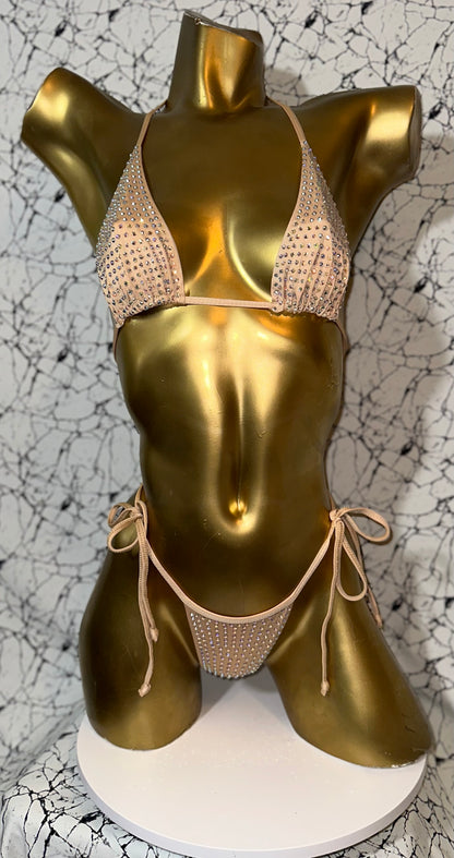 10B Set Sisi New with 2 cm back Thread with tie, With Stones - On Request