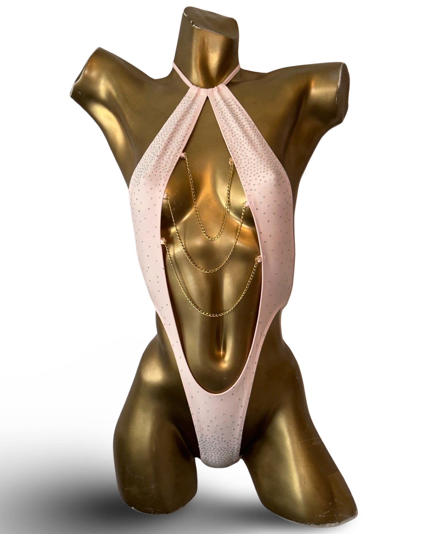 10A Body Meliza with Chain, With Stones - On Request