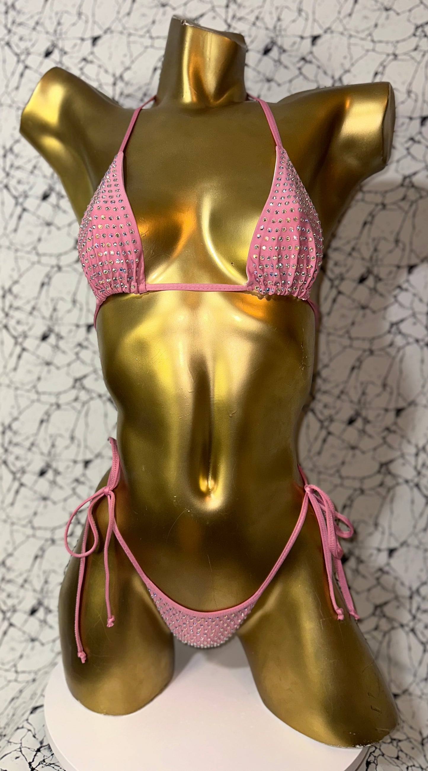 10B Set Sisi New with 2 cm back Thread with tie, With Stones - On Request