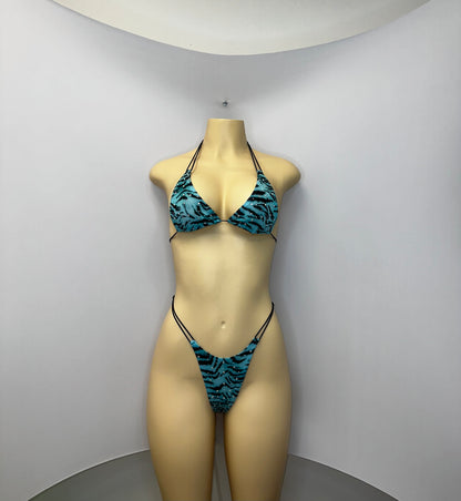 10B Set Susi – Rhinestone Micro Bikini – Stripper Dancewear for Women – Stage & Clubwear Outfit  King Thong