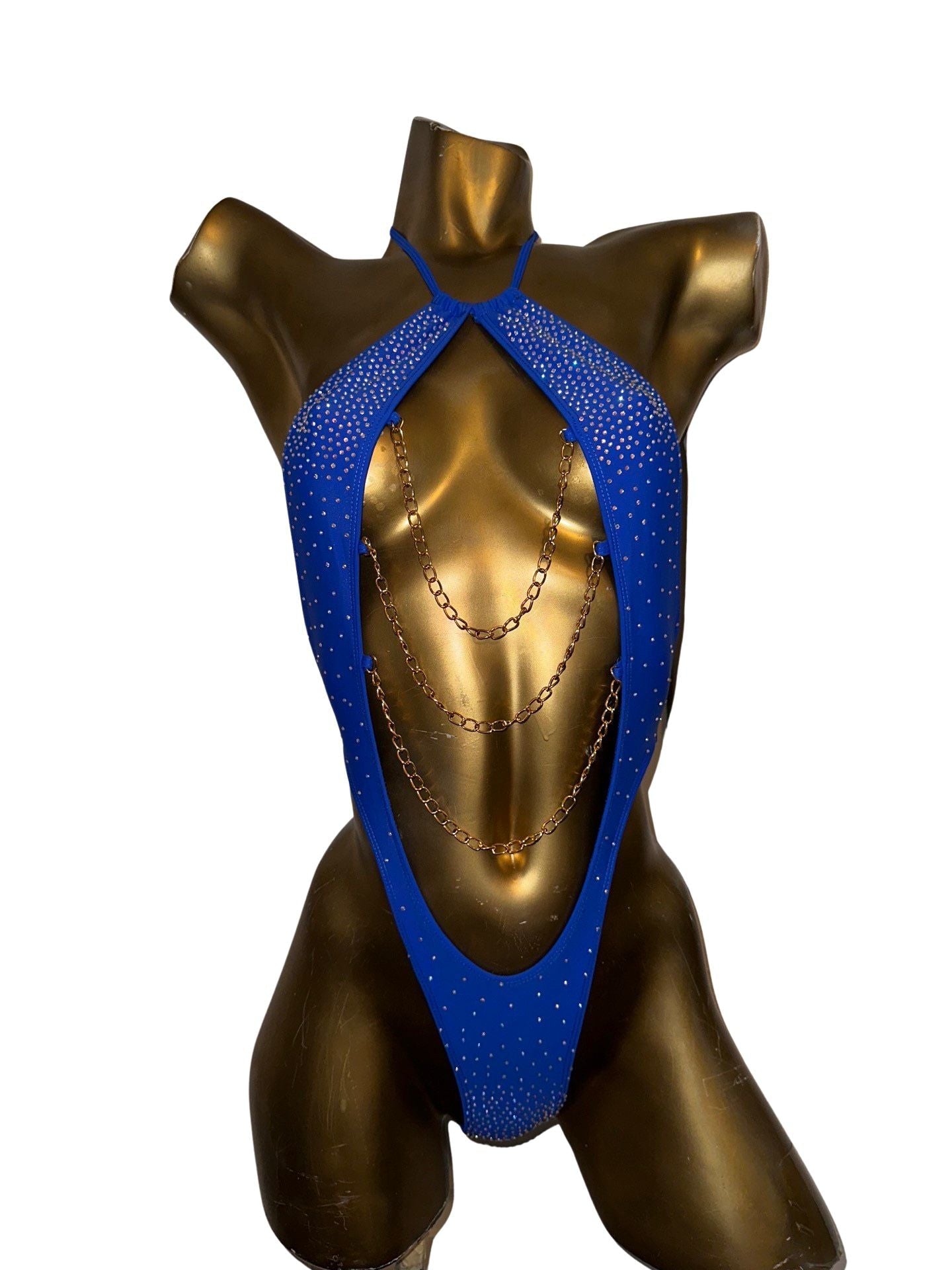 10A Body Meliza with Chain, With Stones - On Request