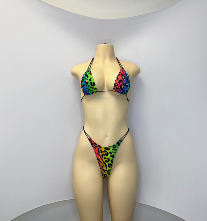 10B Set Susi – Rhinestone Micro Bikini – Stripper Dancewear for Women – Stage & Clubwear Outfit  King Thong