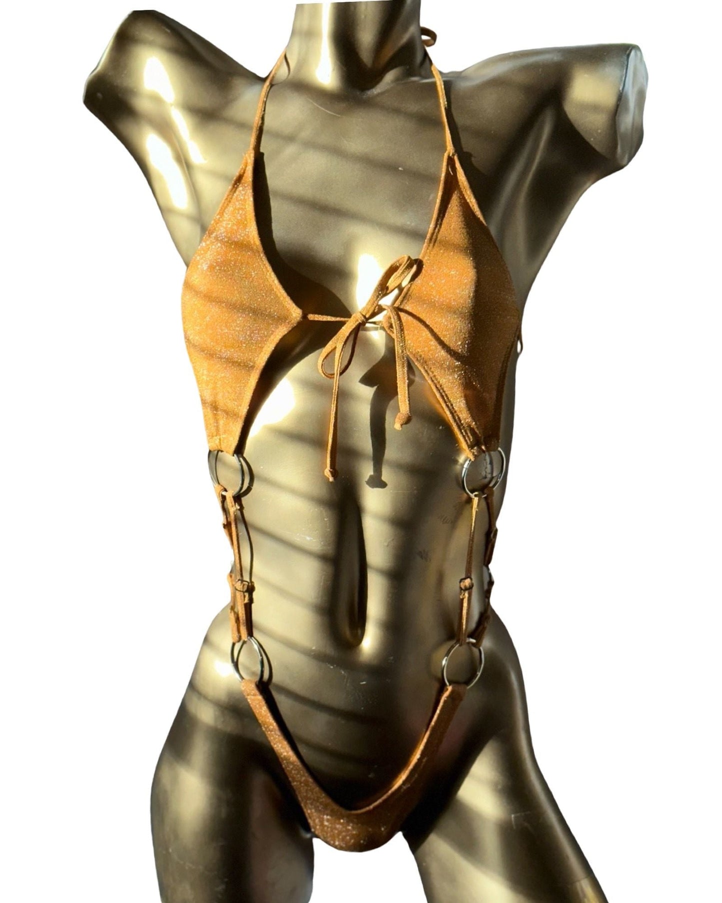 10A Body Marina in shiny fabric Without Stones - On Request