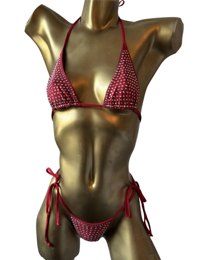 10B Set Sisi New with 2 cm back Thread with tie, With Stones - On Request