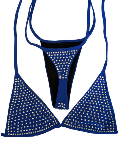 10B Set Sisi New with 2 cm back Thread with tie, With Stones - On Request