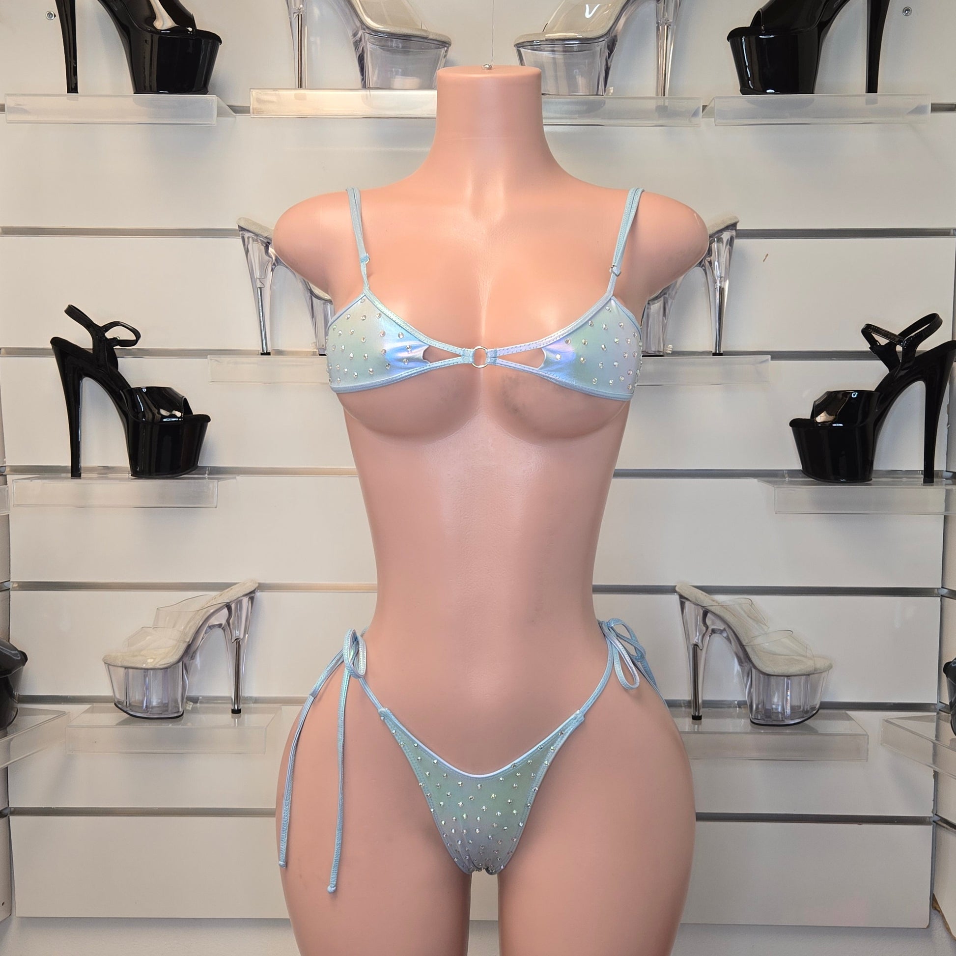 "Neon rhinestone stripper bikini set for dancers – King Thong Camila"

"Sparkly neon pink dancewear for strippers and performers – King Thong"

"Rhinestone thong bikini for exotic dancers – King Thong Camila set"

"Sexy neon stripper outfit with stones – King Thong handmade dancewear"

"Two-piece rhinestone bikini set for pole dancers – King Thong Camila"

"Neon pink stripper bikini with sparkly stones – stagewear for women"