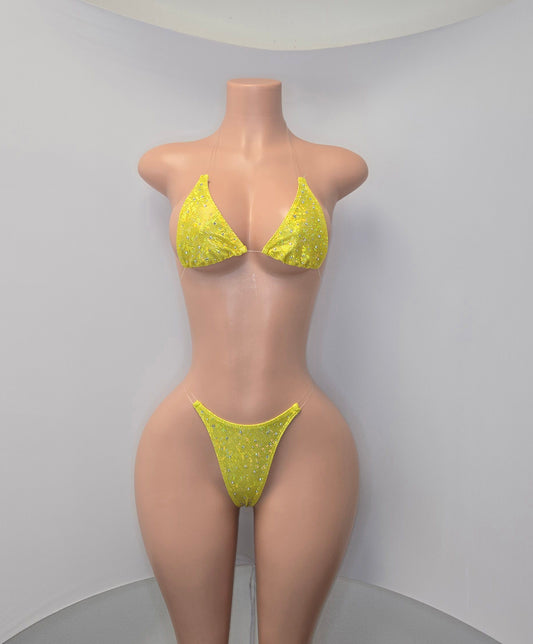 10B Set Susi Elastico transparente  With Stones - On Request