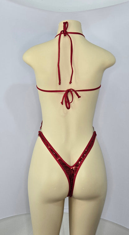 10A Body Candela with three rings on the sides of the waist Without Stones - On Request