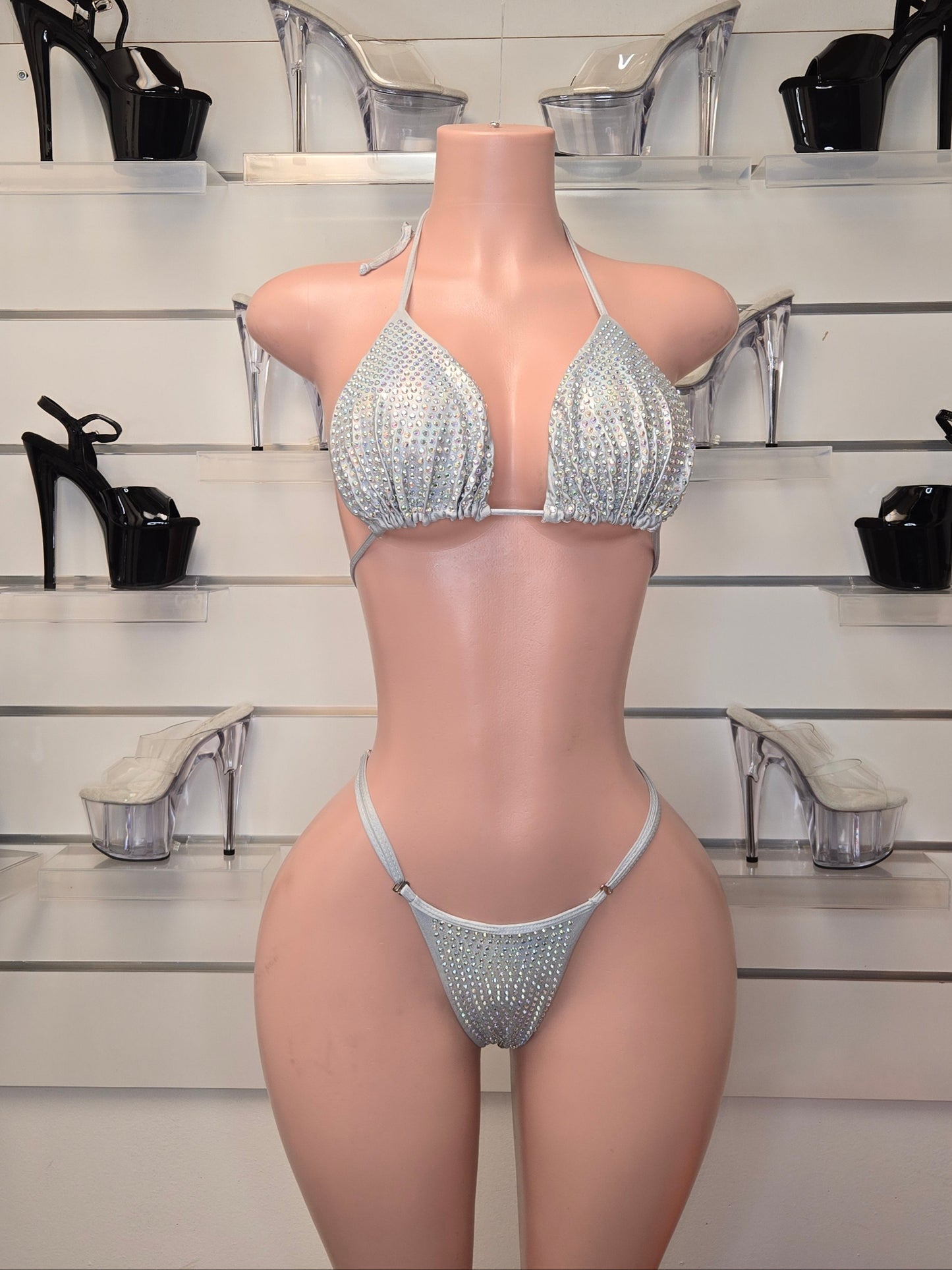 10B Set Sisi XL with 2 cm back Thread Adjusters With Stones - On Request