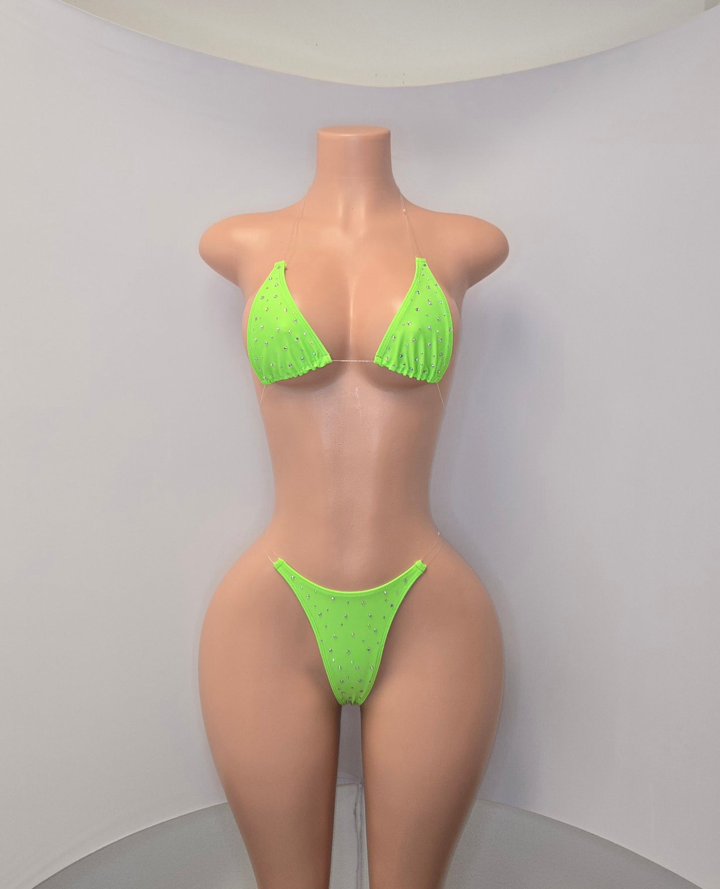 10B Set Susi Elastico transparente  With Stones - On Request