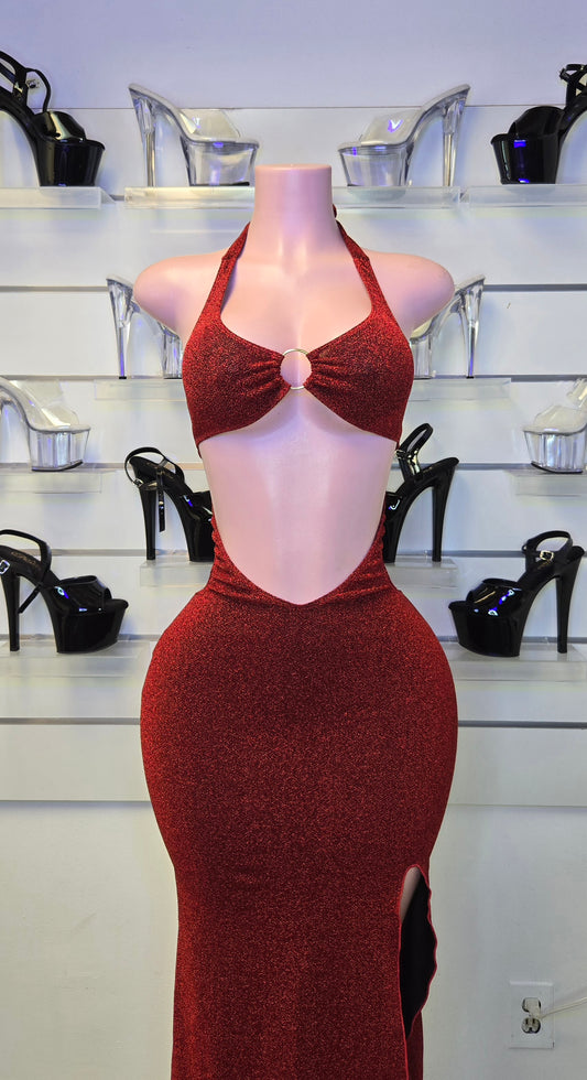 7F DEMMY Long Dress | Handmade Neon Stagewear