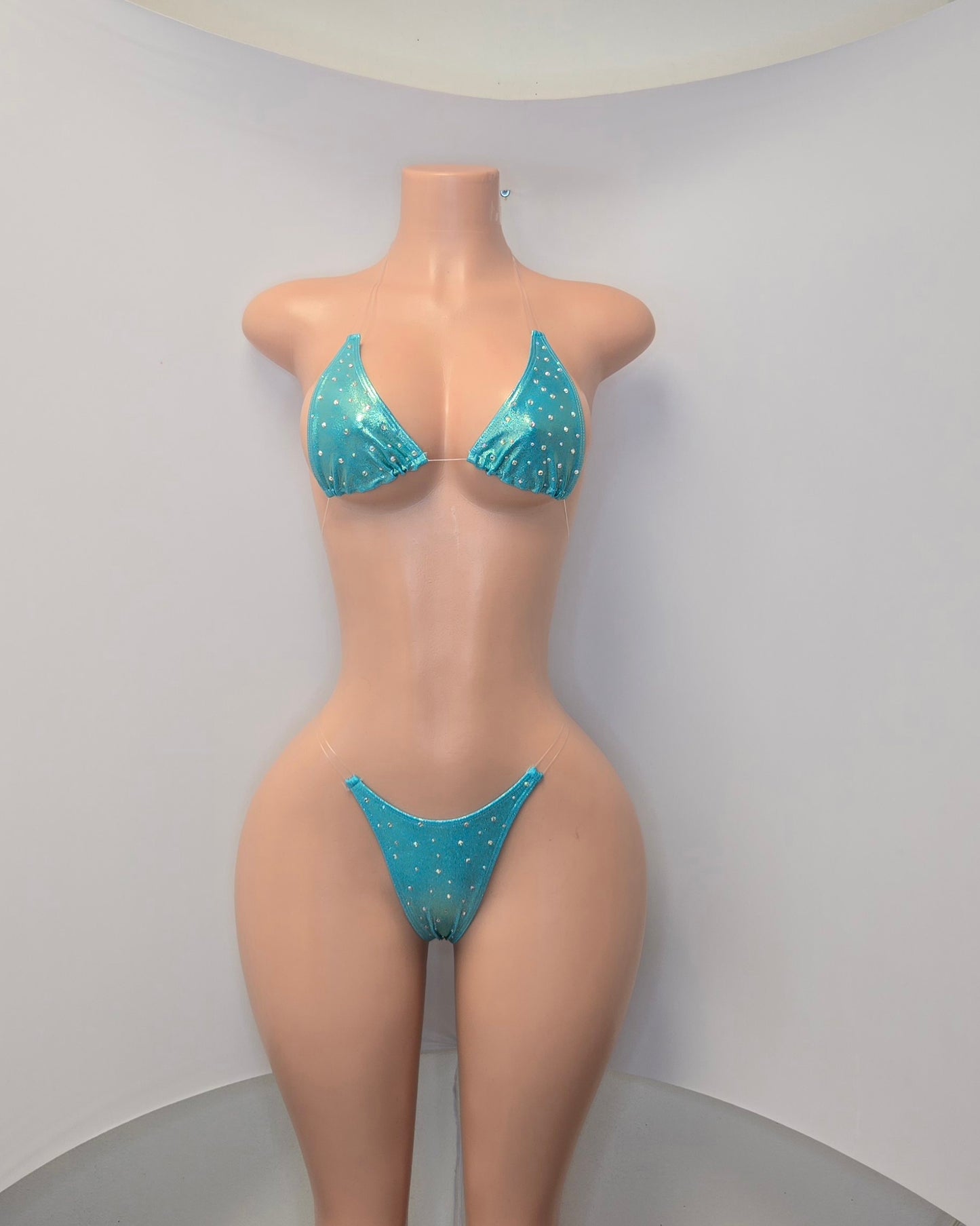 10B Set Susi Elastico transparente  With Stones - On Request