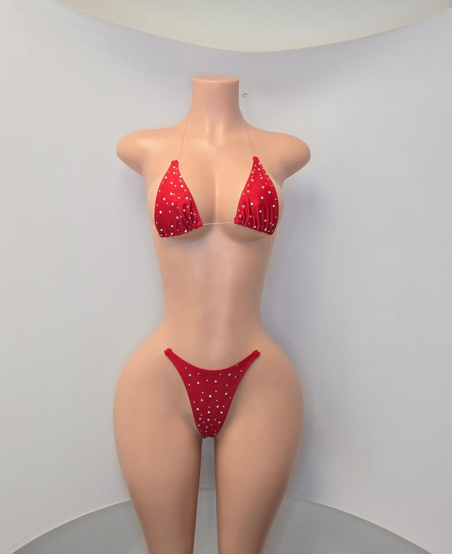 10B Set Susi Elastico transparente  With Stones - On Request