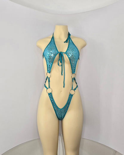 10A Body Candela with three rings on the sides of the waist Without Stones - On Request