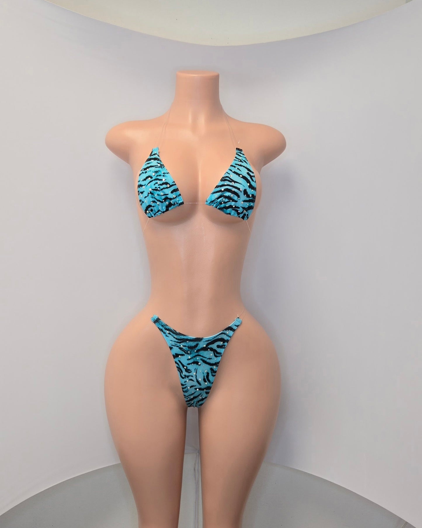 10B Set Susi Elastico transparente  With Stones - On Request