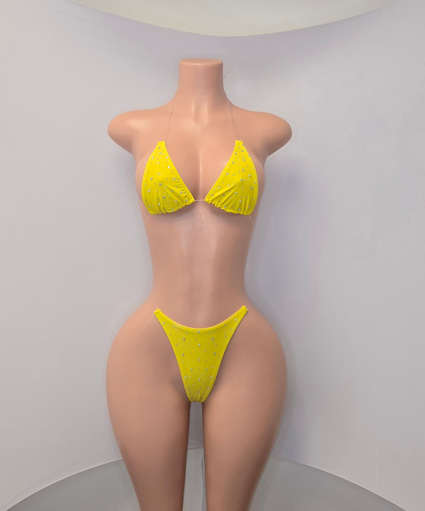 10B Set Susi Elastico transparente  With Stones - On Request