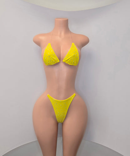 10B Set Susi Elastico transparente  With Stones - On Request