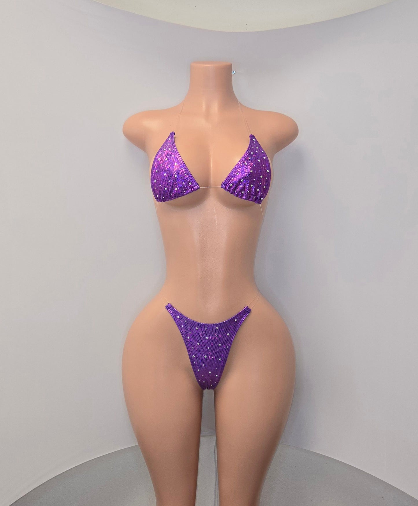 10B Set Susi Elastico transparente  With Stones - On Request