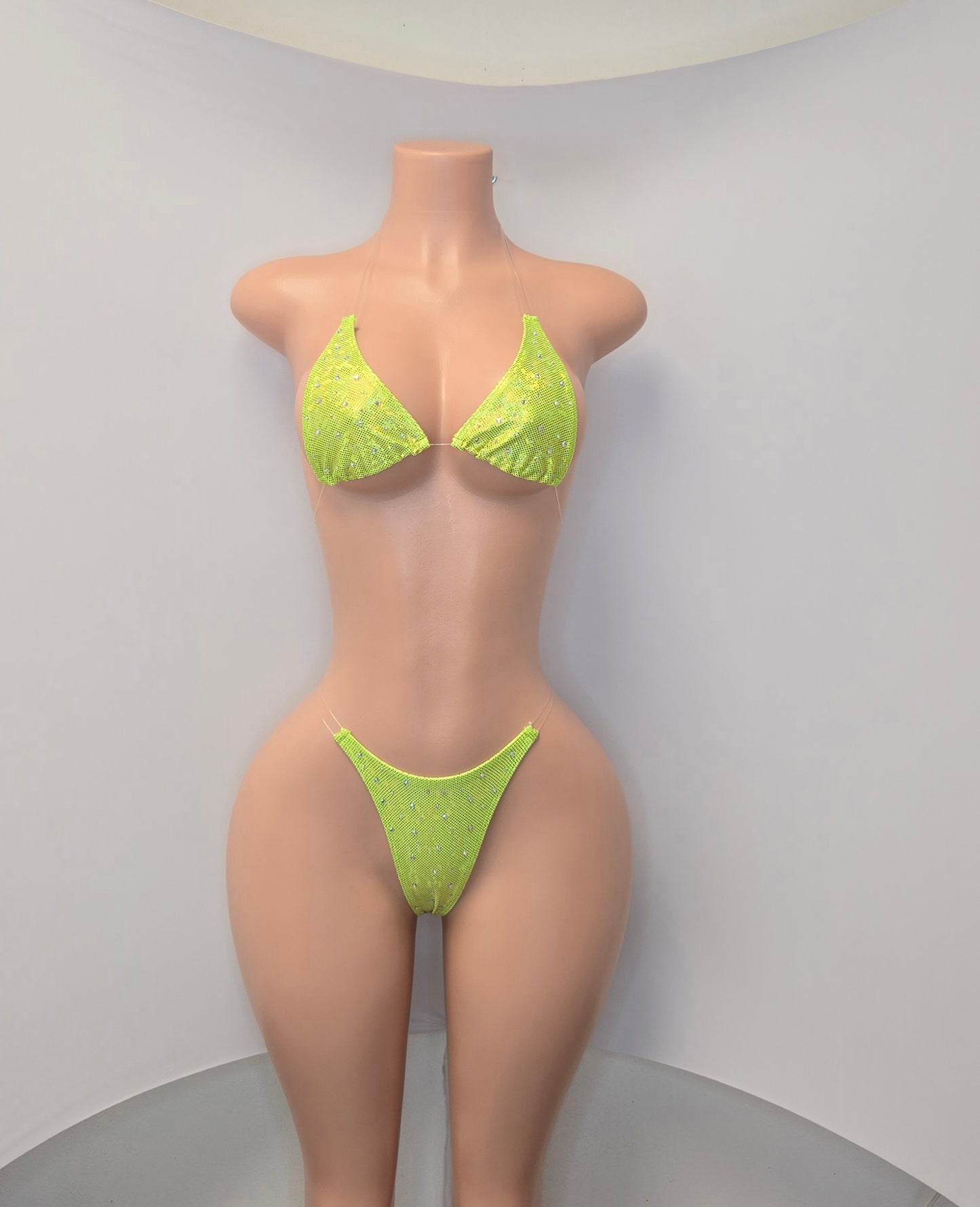 10B Set Susi Elastico transparente  With Stones - On Request