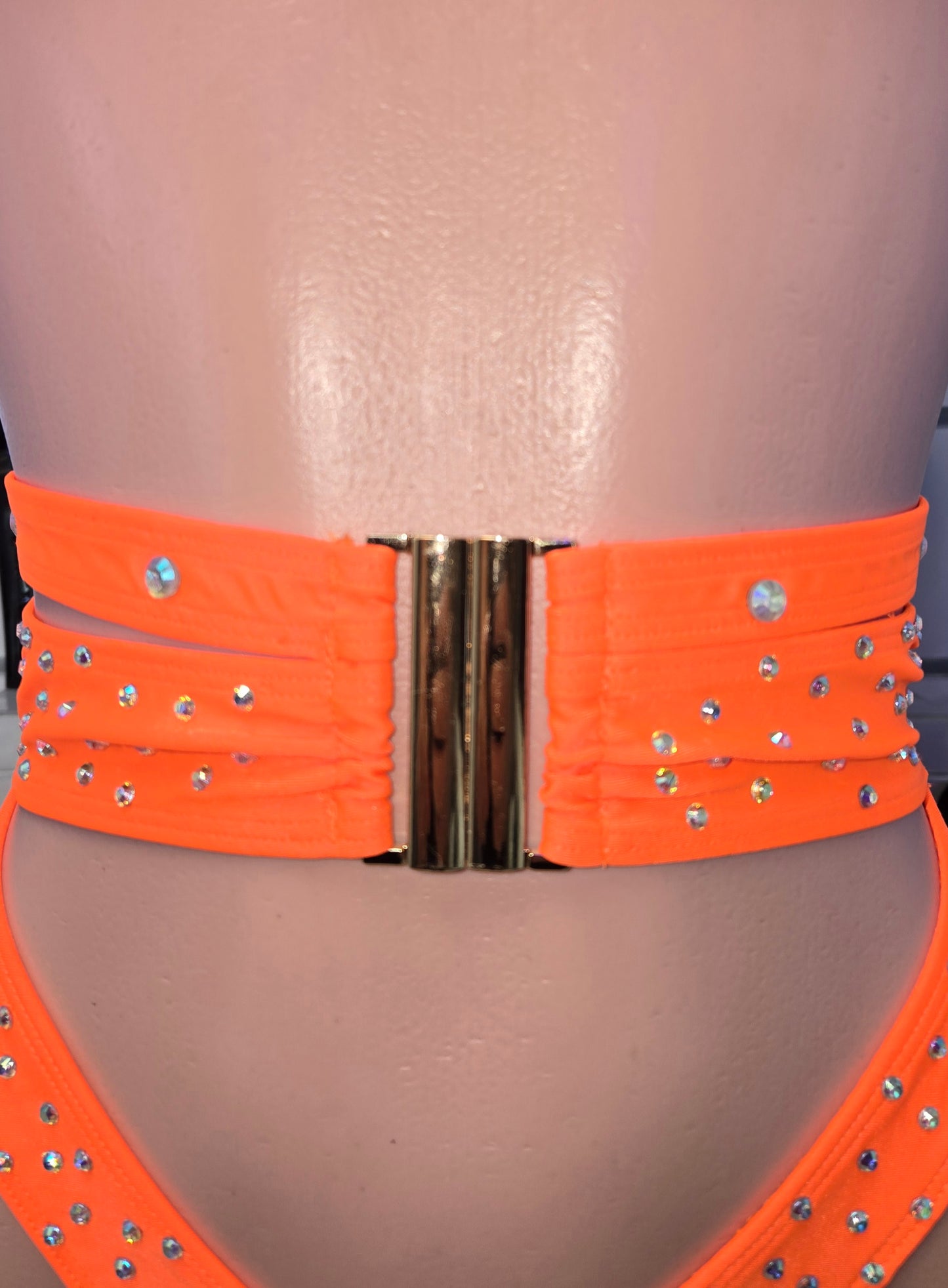 10B Set Alejandra – Stripper Rhinestone Bikini Handmade for Club Performers - On request