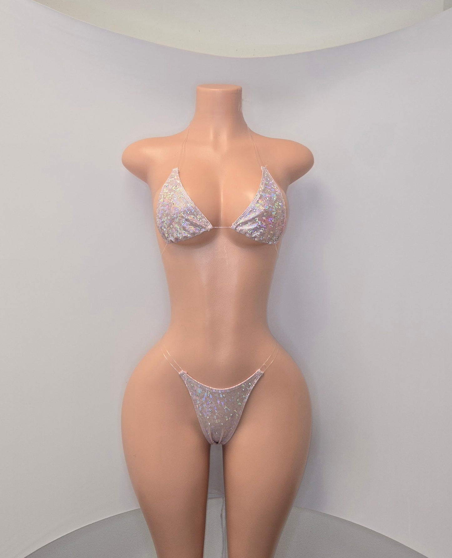 10B Set Susi Elastico transparente  With Stones - On Request