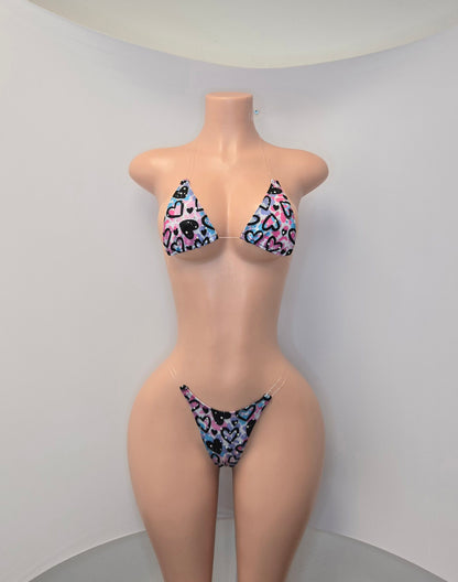 10B Set Susi Elastico transparente  With Stones - On Request