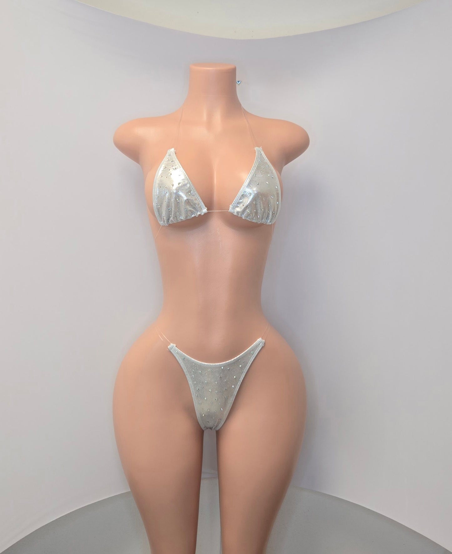 10B Set Susi Elastico transparente  With Stones - On Request