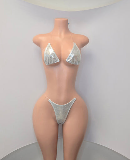 10B Set Susi Elastico transparente  With Stones - On Request