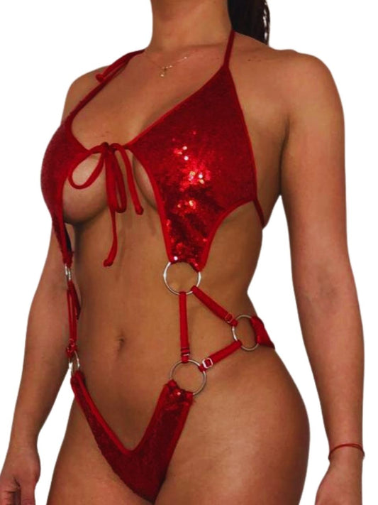 10A Body Candela with three rings on the sides of the waist Without Stones - On Request